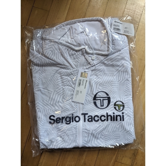 NWT Sergio Tacchini | Dazzle Tracksuit in White/Gray - Picture 6 of 10